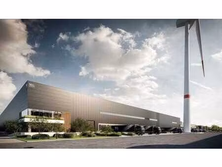 bâtiment d'entreprise sur le nouveau site logistique mg par