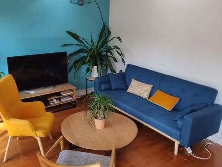 appartement meublé t2 72m² à garibaldi  lyon  avec balcon