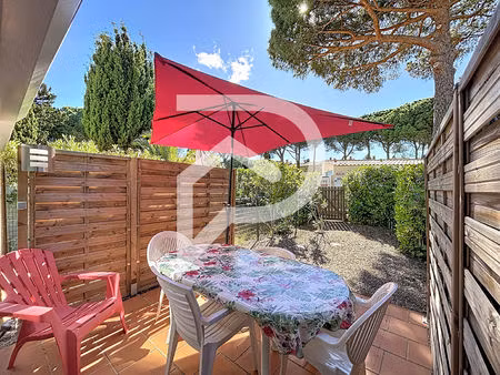 cap d'agde ? appartement rez-de-jardin avec piscine  parking et 6 couchages ? secteur la p