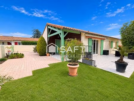 pavillon de plain pied  4 chambres  garage jardin