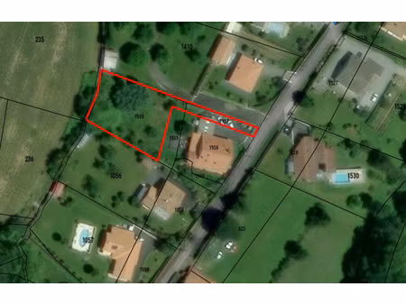 terrain a batir 1152 m2 chemin de pradillon