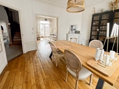 chauny centre - maison familiale rénovée avec jardin et terrasse