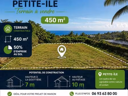 terrain constructible à vendre