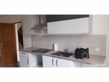 f2 45m2 duplex face loire calme parking proche piscine et centre-ville libre au 1er juin