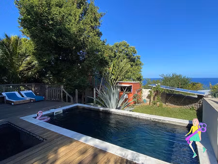 maison t4 meublée avec piscine et son bungalow indépendant à saint-leu - réf. 254687-g076-