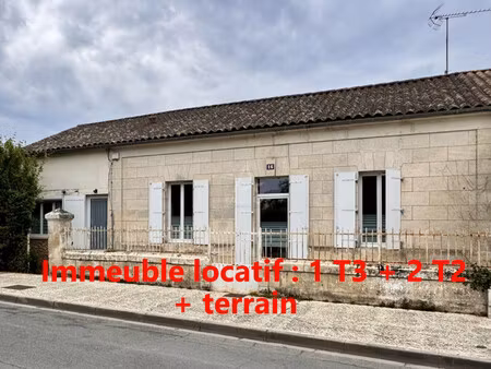 vente immeuble de rapport jonzac  103m² 189 900€ charente-maritime poitou-charentes