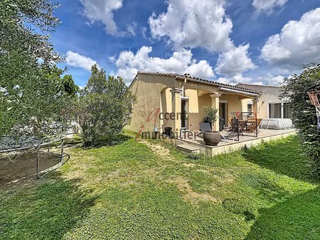exclusivité : plan d'orgon : maison plain pied t6 120 m² sur 610 m² de terrain avec jardin