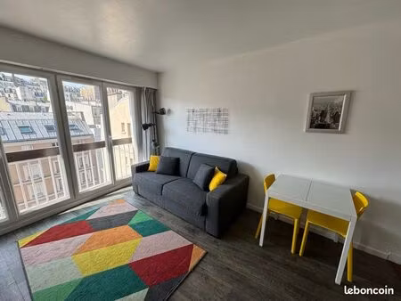 studio meublé 24 72 m2 métro lamarck-caulaincourt 75018