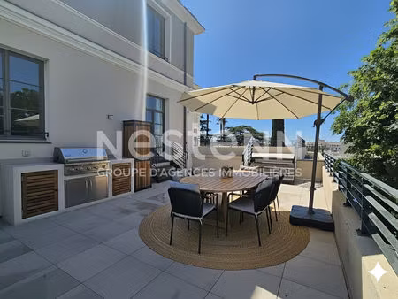 appartement d'exception - vide - 5 pièces 127.40 m² + 3 terrasses + 2 pkg