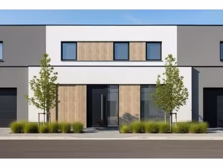 nieuw te bouwen gesloten woning te mesen.