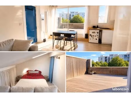 t1 de 33 m2 avec belle terrasse de 35 m2
