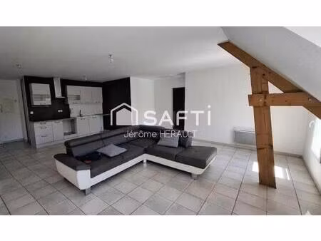 appartement t4 de 83m² situé au 2ème étage