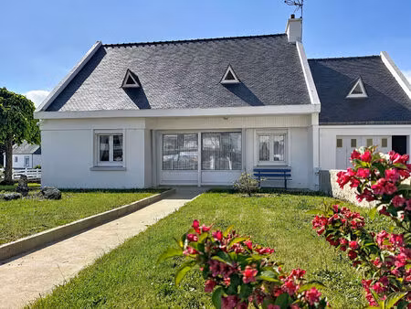 maison - 78m² - 2 chambres - garage - jardin clos - bord de mer  port-louis