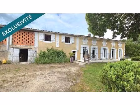 maison en pierre  6 chambres  depandances  grand terrain