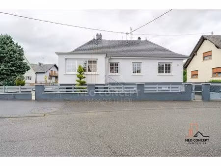 * sessenheim - maison de 118 m² à rafraichir intérieurement mais avec un extérieur neuf !!