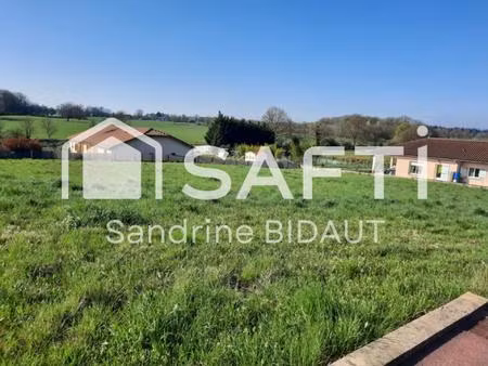 9 km de pont de vaux  terrain à bâtir viabilisé  libre constructeur