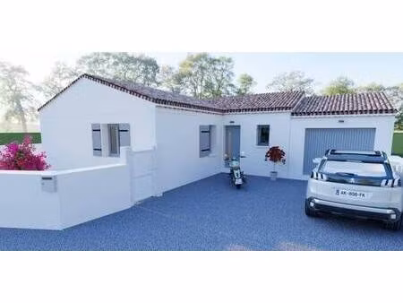 terrain avec maison neuve à vendre