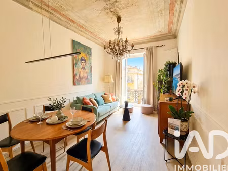vente appartement 3 pièces 63 m² nice (06000)