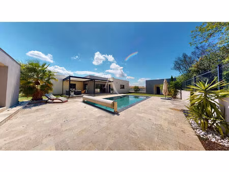 maison moderne à palaja  à proximité de carcassonne avec piscine