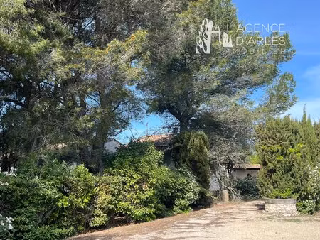 arles - terrain constructible de 3500 m² + maison