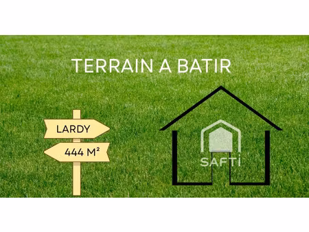 vente terrain 444 m² lardy (91510)