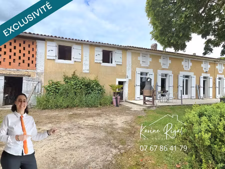 vente maison 7 pièces 197 m² val-de-livenne (33860)