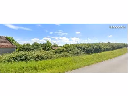 terrain constructible 1 900 m² à luthenay-uxeloup – nature & tranquillité ?