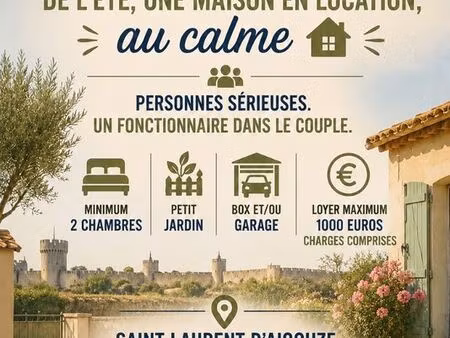 recherche maison en location