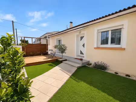 frontignan plage  villa 5 pièces sur terrain de 392m2 