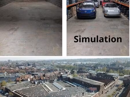 garage / box de stockage sécurisé 110 m² - accès 24/7 - tourcoing