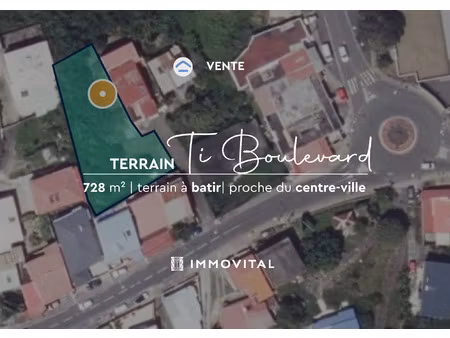 achat terrain 728m² le gosier 97190