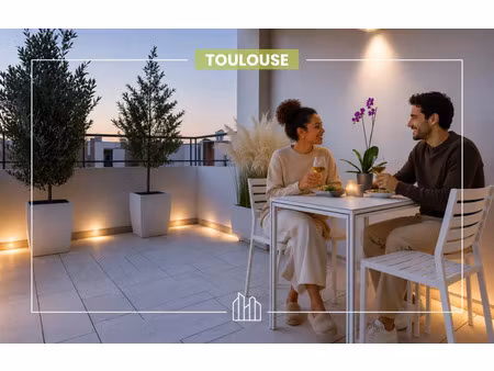 vente appartement neuf 3 pièces 67m2 toulouse - 256000 € - surface privée
