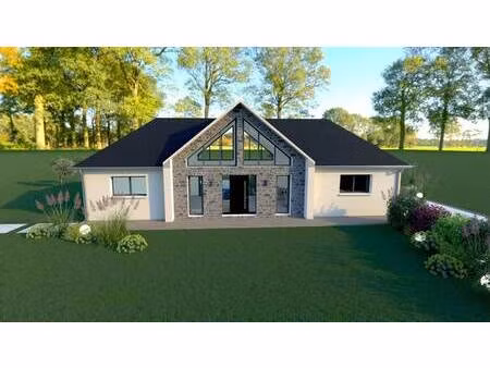 terrain avec maison neuve à vendre