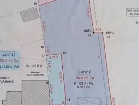terrain à vendre de 761 m² à bray (vbe22090)