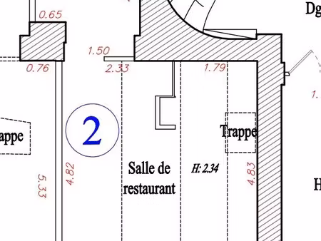 location commerce pantin 93500 51m²