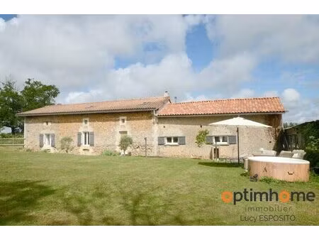 ? charmante ferme à vendre 4 chambres 6 500m² terrain – cherves-châtelars  charente