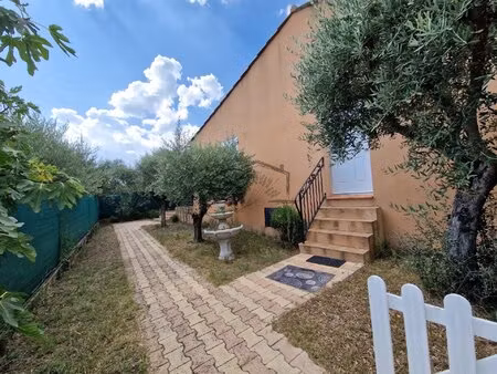à vendre – maison mitoyenne de plain-pied t3/4 – 80 m² – la motte-d’aigues