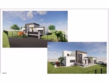 terrain avec maison neuve à vendre
