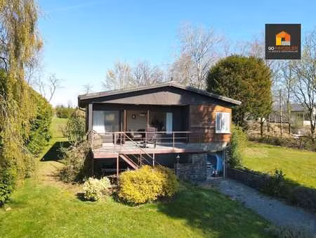 sous option!!!charmant châlet 3ch dans le village d'oignies-