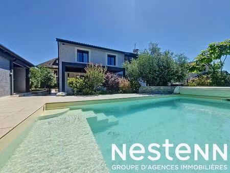maison genas -170 m² -piscine -4 chambres -terrain