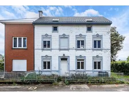 wegnez - maison 4 chambres à parachever  cadre verdoyant