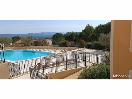 appartement t3 65m² piscine  garage  cave  loggia 13m²