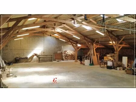 hangar à vendre à saint-caradec-trégomel 378 m² terr