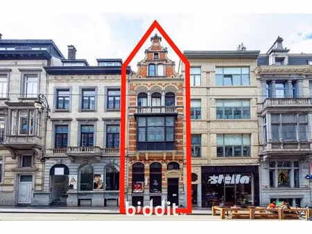 immeuble mixte en vente publique à chaussée de charleroi 75 saint-gilles (vbe22025)
