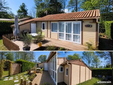chalet et terrain dans un parc résidentiel de loisirs