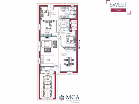 vente maison 5 pièces 91 m² saint-savinien (17350)