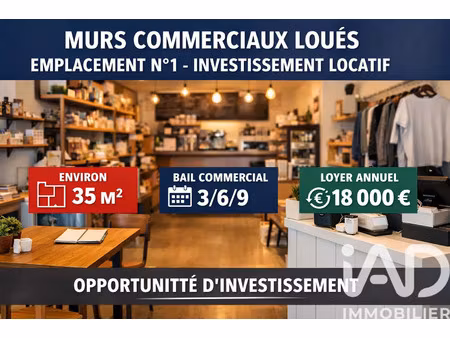 vente commerce 35 m² la flotte (17630)