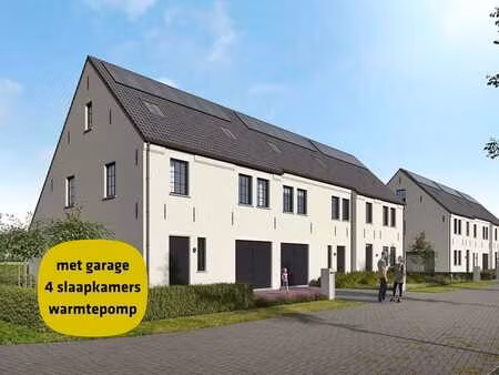 energiezuinige halfopen bebouwing met garage
