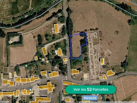 vente terrain 1531 m² à maresché (72170)  50 000 €