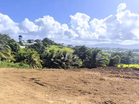 à vendre - terrain constructible de 1000 m2 avec vue montagn